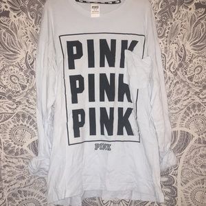 💗PINK long sleeve shirt